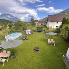 Landhaus Vorderberg tuin bovenaanzicht